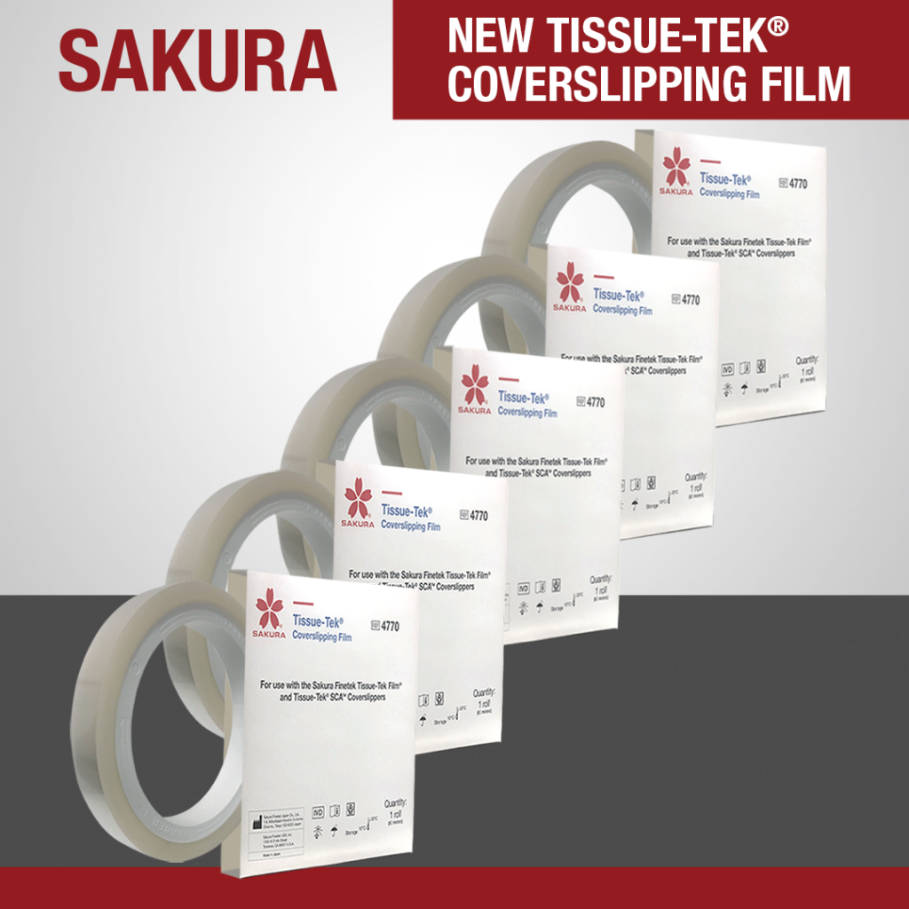 Sakura tissue tek coverslipping film case of 5