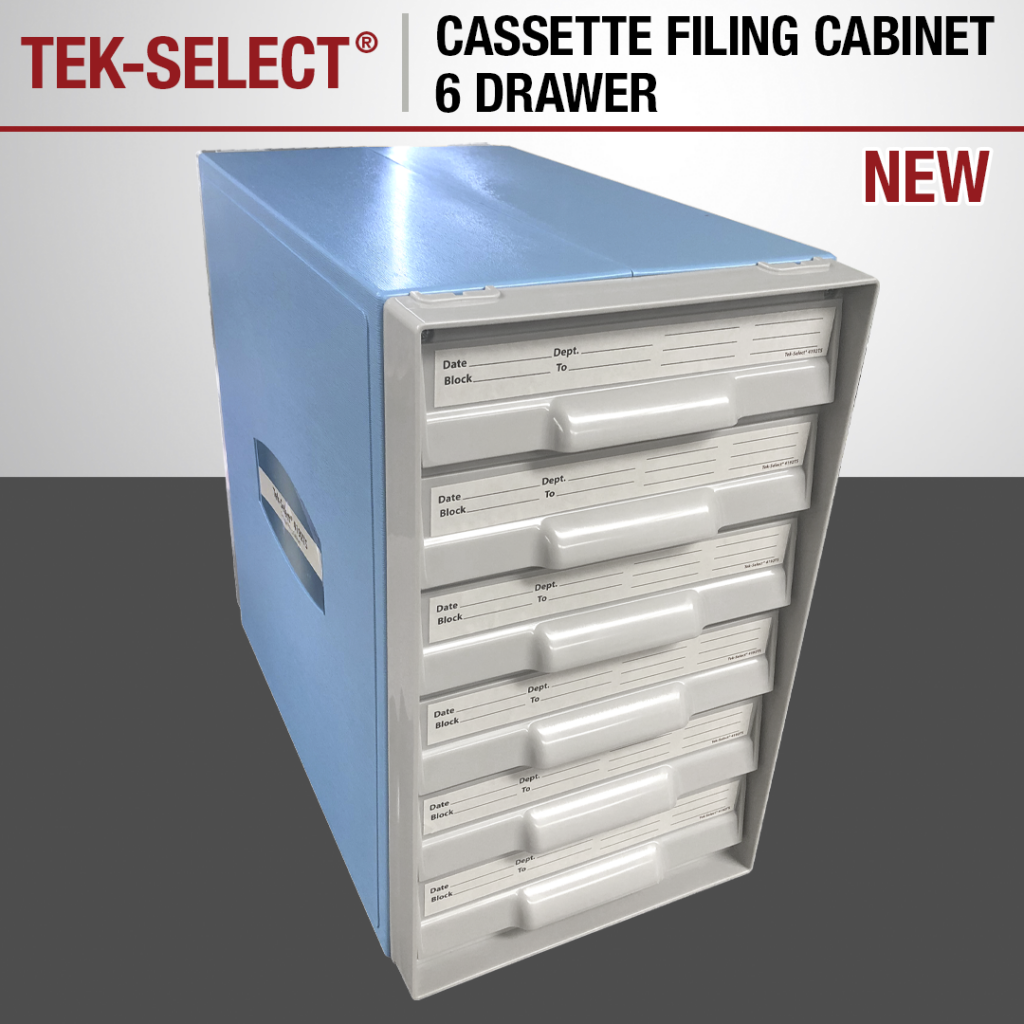 Tek-Select® Cassette Filing Cabinet 6 Drawer