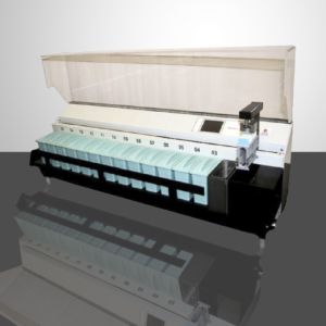 Automated Slide Stainer with a hood